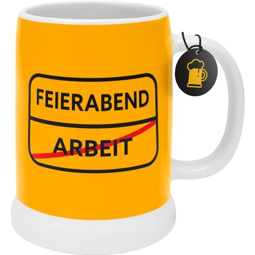 Chope à bière soirée Feierabend grand format en verre de qualité - 4