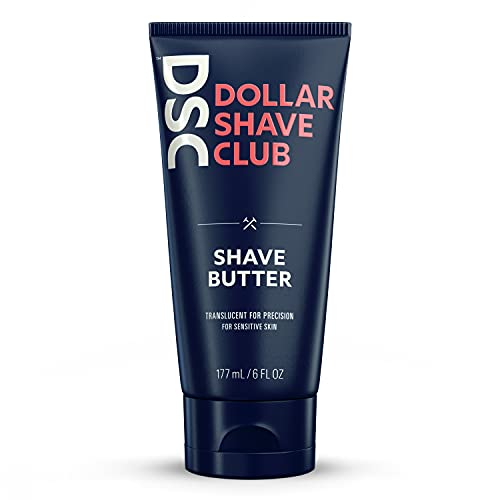 Dollar Shave Club Translucent Shave Butter for a Precise Shave Suitable for Sensitive Skin 6 oz