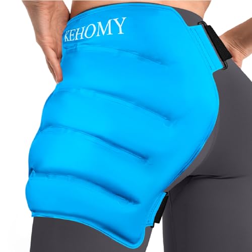 KEHOMY Gel Hip Ice Pack for Injuries, Reusable Cold Pack