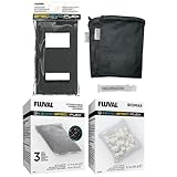 Trident Nova SPEC (3 Gal,5 Gal) | EVO(5 Gal) | Flex (9 Gal) Maintenance & Replacement Filter Media Kit, Including Trident Mesh Bags(SPEC EVO Flex Activated Carbon 3-Packs, BioMax, Foam Filter Block)