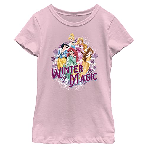 T-shirt Disney Princesses Winter Magic idée cadeau d'anniversaire fille
