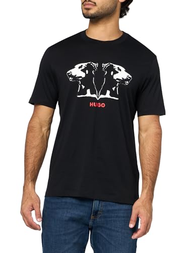 HUGO Men's Graphic Logo T-Shirt