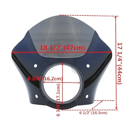 TCMT Headlight Fairing & 39mm Trigger Lock Mount Fit For Harley Sportster XL 88-22 21