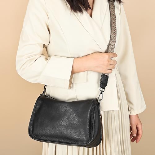 Image of Genuine Leather Womens Crossbody Bag Shoulder Purse Lady Small Hobo Handbag