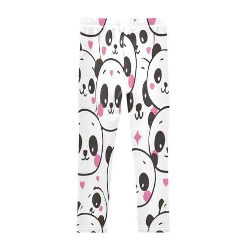 Toddler Girls Leggings Printed Yoga Pants Leggings Panda Heads for Kids2