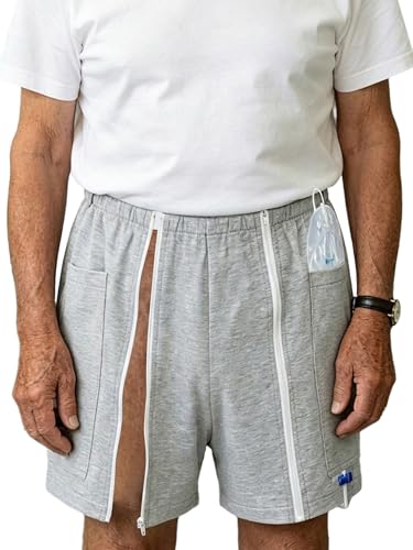 Pantalon avec sac d'urine pour homme sommeil et convalescence