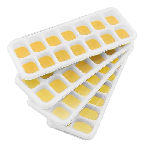 Bandejas para hielo de silicona, 14 celdas, tapa removible miniatura 2