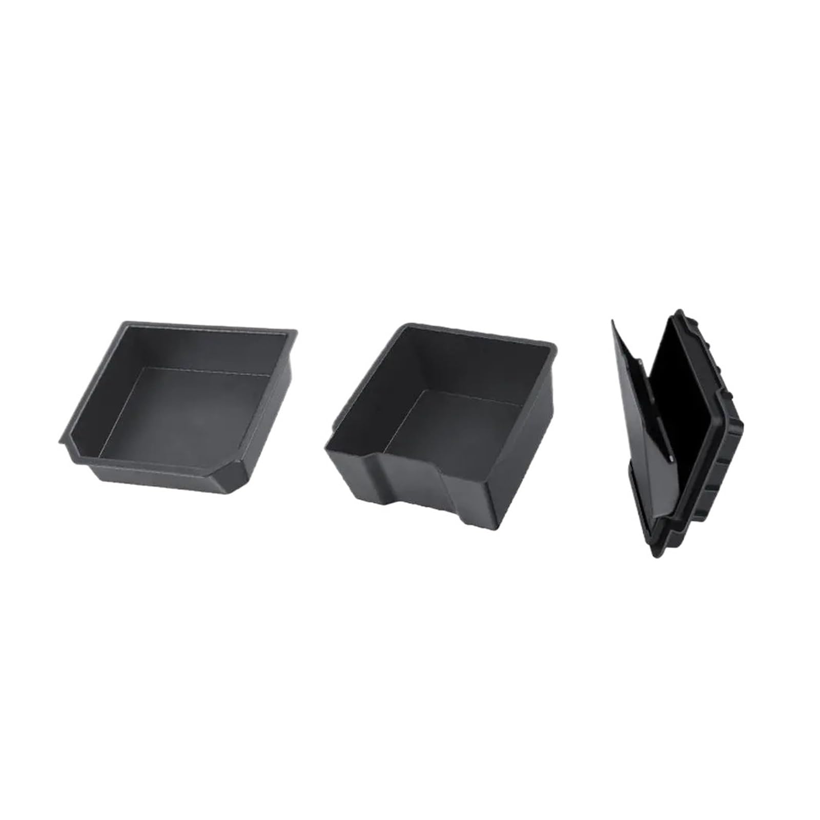 AHRPKAMERD Storage Box For Tesla For Model Y For Juniper For Highland 2025 Car Center Console Storage Box Trays Armrest Hidden Organizer Ontainer Center Console Organizer Tray(3)