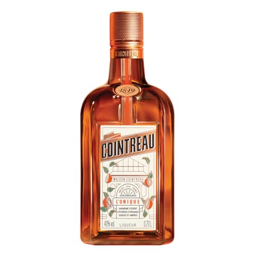 COINTREAU - L'Unique, Licor de Naranja, Triple Seco, para Cóctel, 40% Volumen de Alcohol - 700 ml