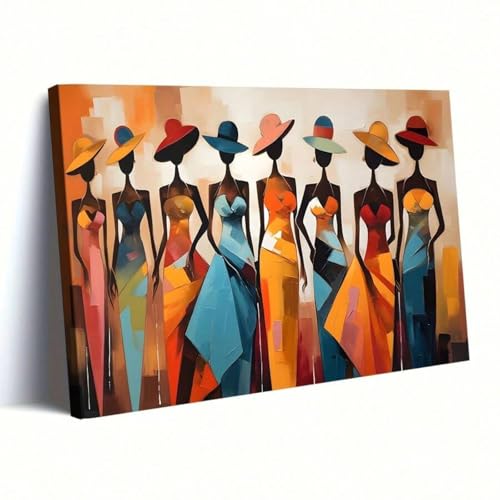 Femmes images tableau abstrait pour habiller un grand mur blanc