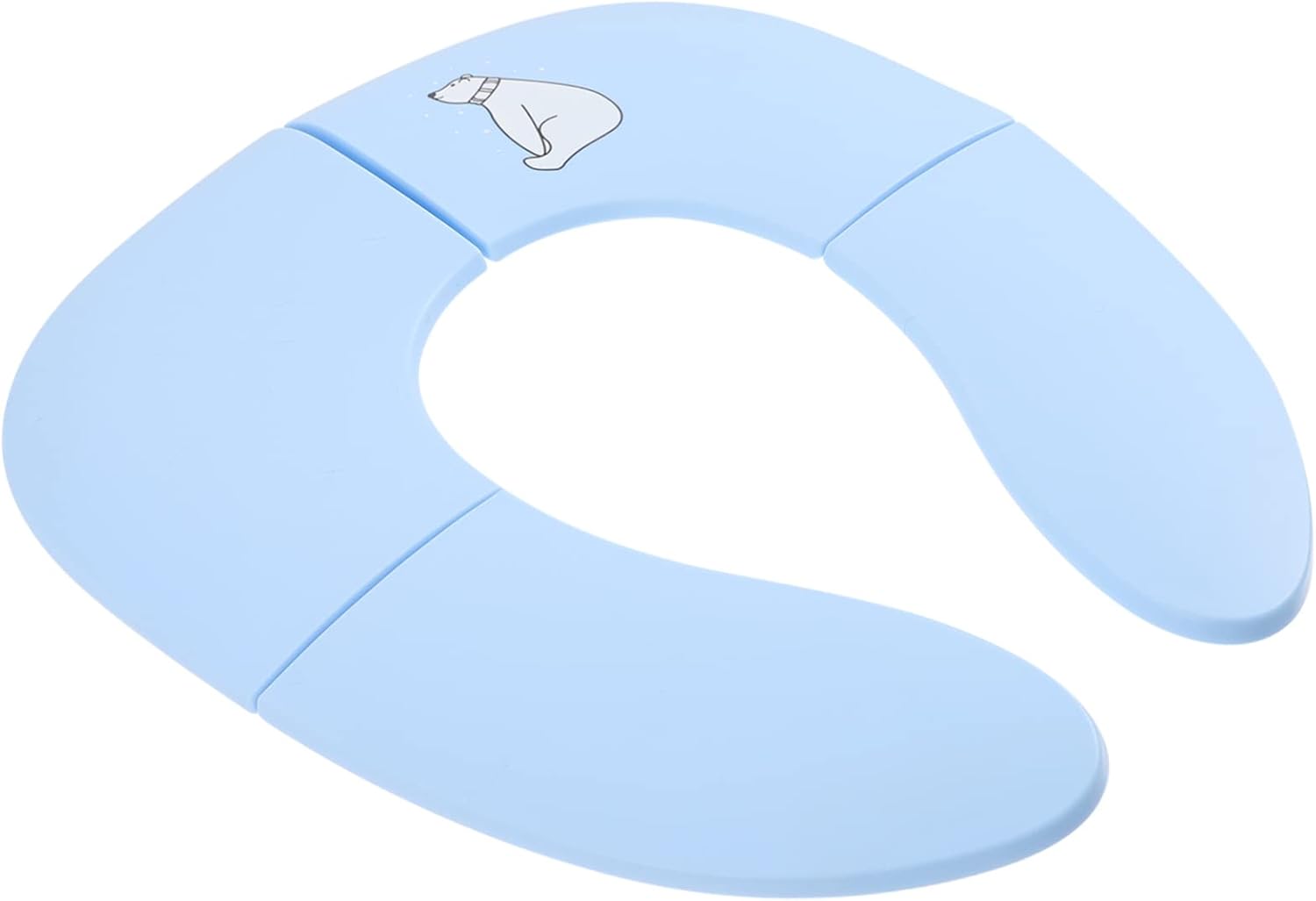 BESPORTBLE Folding Toilet Seat for Boy Girl Travel Potty Training Seat Cover Handles