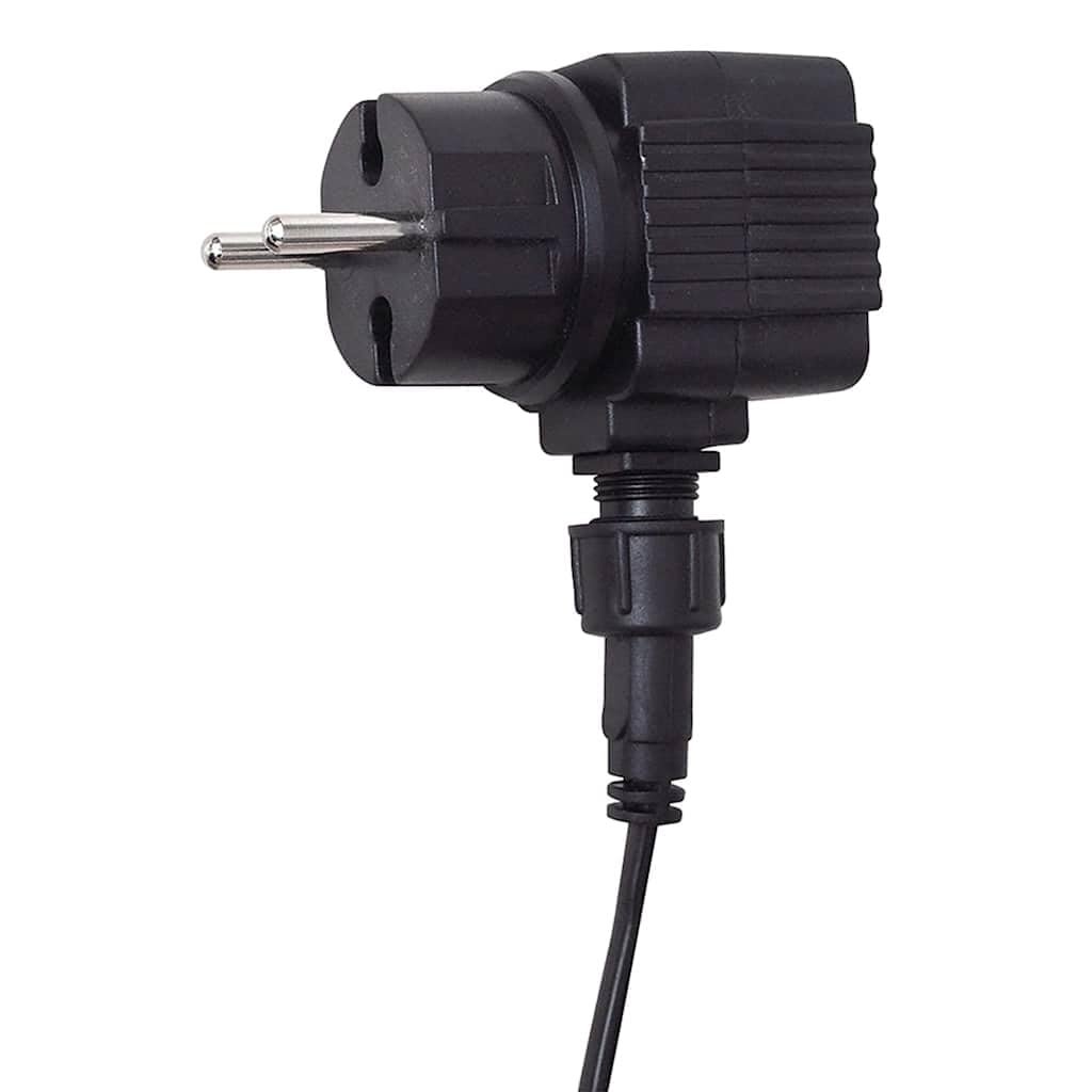 Wodospad basenowy z oświetleniem LED, stal nierdzewna, 30 cm, kaskada do stawu ogrodowego i basenu, kolor srebrny, łącznie z wtyczką