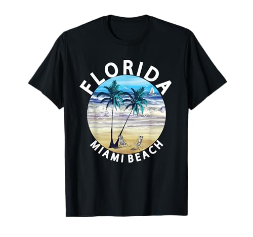 La vida es realmente buena Verano Florida Miami Beach Vacaciones Camiseta