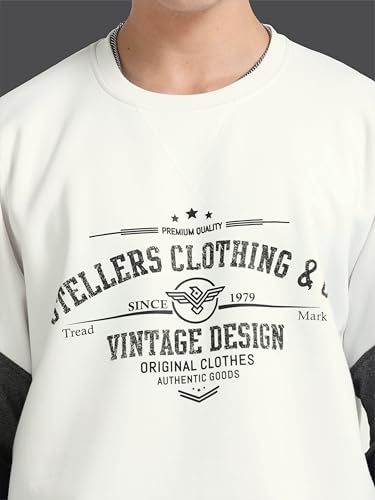Image of STELLERS Men Oversized Sweatshirt | Premium Cotton | Feather Touch Feel | Sustainable