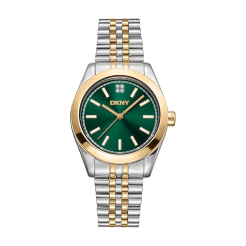 DKNY Montre à Quartz Nolita Midi étanche 5 ATM pour éviter les rayures d'eau