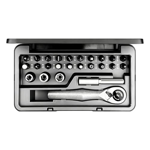 Kit de tournevis à cliquet magnétique pour vis difficiles