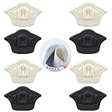 【Fácil de usar】 La almohadilla del talón tiene un adhesivo de alta calidad, que puede adherirse al zapato con más firmeza y no dañará su zapato. Solo tienes que despegar la pegatina del zapato y presionar firmemente para fijarla al talón.