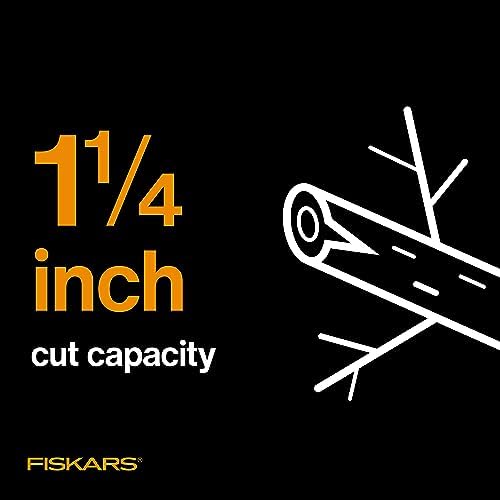 Fiskars 15-Inch PowerGear Loppers, Sharp Steel Blade Bush and Tree Trimmer, Cuts up to 1.25-Inch Diameter Branches, Rust Resistant and Lightweight Pruner, Yard Tools for Gardening — view 6