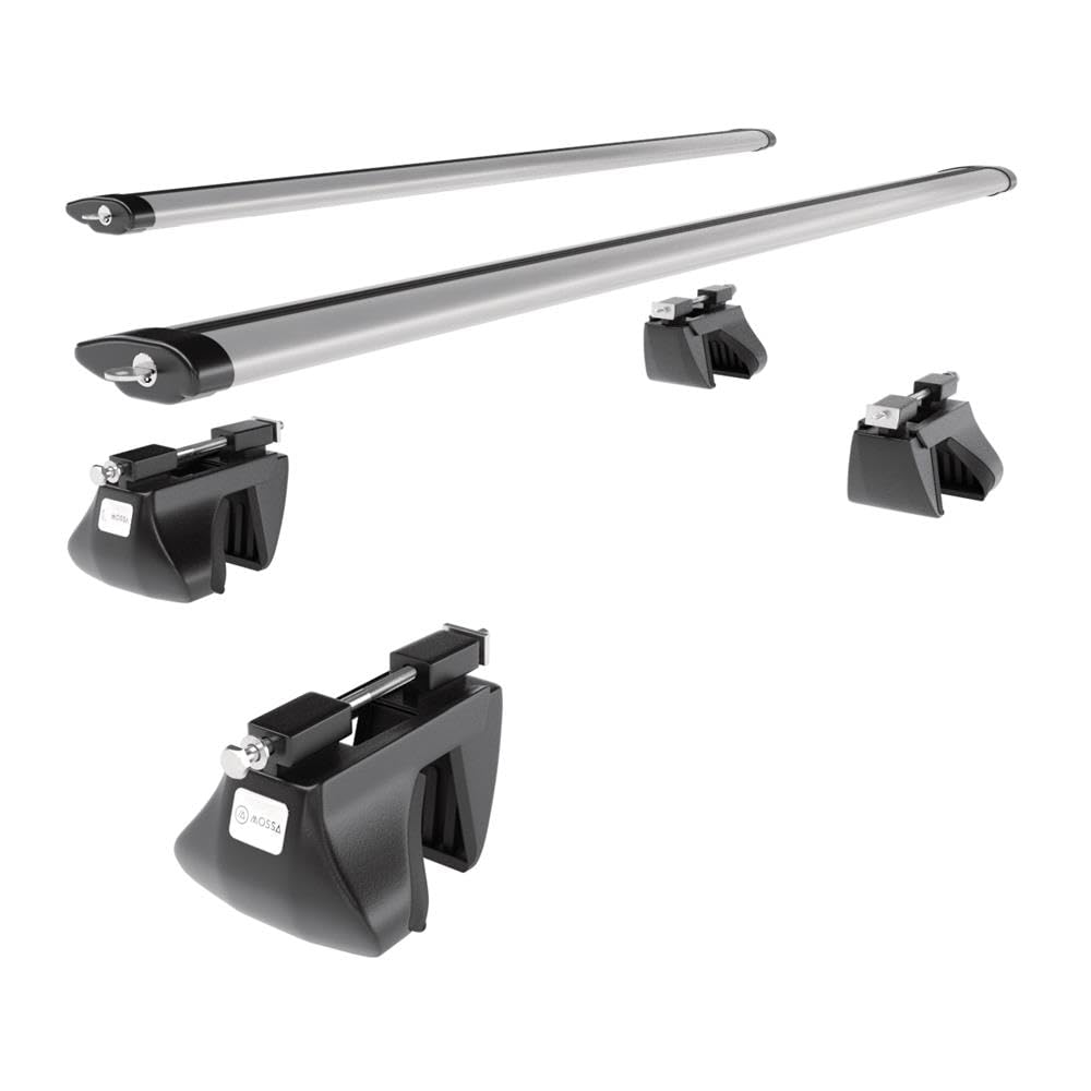 Mossa Barras de Techo ALU aptas para Peugeot Rifter 2019-. Plata DA | Furgoneta - railing