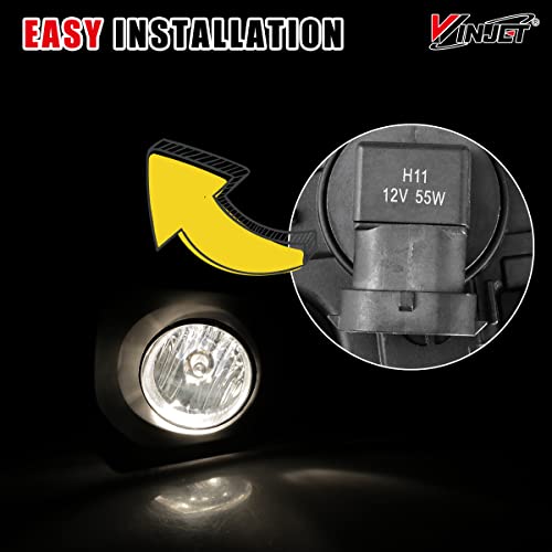 Winjet Oem Series For [2016 2017 2018 2019 2020 Toyota Tacoma] Driving Fog Lights + Switch + Wiring Kit Clear Lens #TOP4