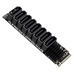 chenyang – chenyang 8 Port M.2 zu SATA 3.0 Adapter, PCIe 3.0 zu SATA II