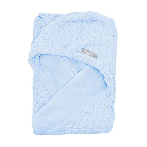 Image of EVERYDAY KIDS Pastel Blue Baby Car Seat Blanket for Baby and Toddler Boys Baby Bunting Swaddle Wrap Blanket for Interior Car Seat; Cover Baby and Keep Car Seat Clean