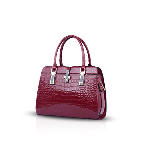 Sac à main pour femme en cuir verni idéal pour vos sorties citadines