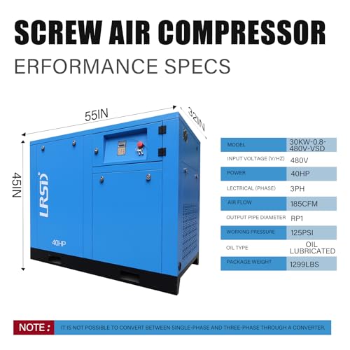 LRSD 40HP VSD Industrial Compressor