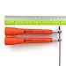 WOD Nation Adjustable Speed Jump Rope For Men, Women & Children - Blazing Fast Fitness Skipping Rope Perfect for Boxing, MMA, Endurance - Orange