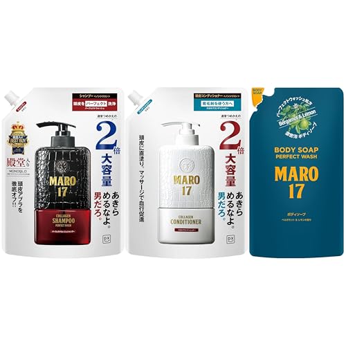 MARO17(�}�[��17) �y�Z�b�g�����z DX �X�J���v �R���f�B�V���i�[ �����Y ��� �m���V���R�� �l�ߑւ� 600ml 2�{�T�C�Y ��e�� �}�[�� + �V�����v�[ �p�[�t�F�N�g�E�H�b�V�� �W�F���g���~���g�̍��� 600ml + �p�[�t�F�N�g �{�f�B
