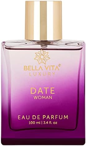 Bella Vita Luxury Date Eau De Parfum Perfume for Women with Pink Pepper, Red Fruit & Jasmine |Fruity & Spicy Long Lasting EDP Frgarance Scent, 100 ml