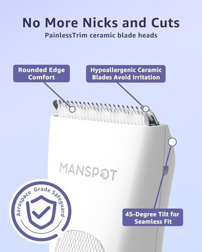 MANSPOT-Manscape-Body-Trimmer-for-Men-Dual-Head-Foil-Blades-Ball-TrimmerShaver-Pubic-Groin-Hair-Trimmer-Waterproof-Foil-Shaver-Mens-Grooming-Trimmer-90-Minutes-Shaving-After-Fully-Charged