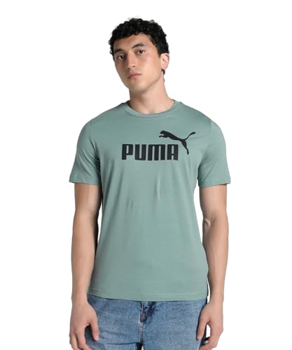 Image of Puma Men Cotton Solid Regular Fit Tees