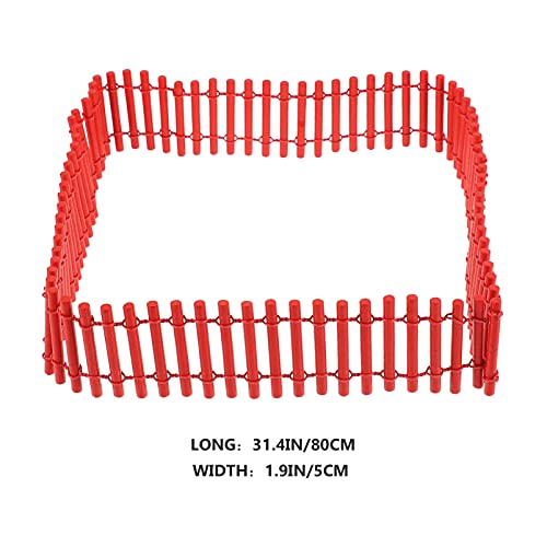Angoily 2Pcs Curral Cavalo Cerca Cerca Do Jardim De Fadas Em Miniatura Casa De Bonecas Micro Paisage