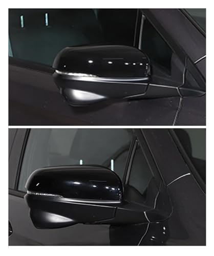 Couverture de rétroviseur pour Pilot 2015-2022 en ABS noir protection latérale