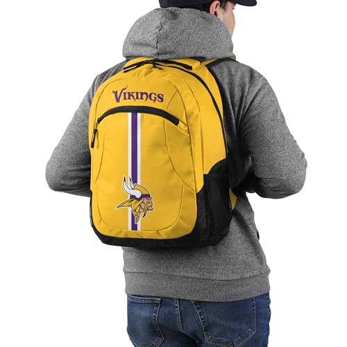 Image of FOCO Minnesota Vikings NFL Alternate Color Action Backpack - Yellow