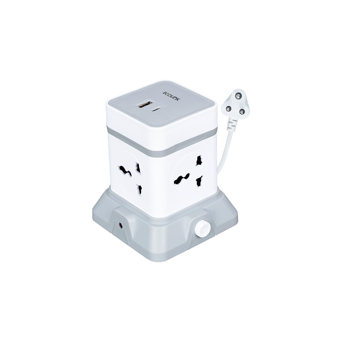 EcoLink Tower Extension 6A PowerPlus | Multi Plug Power Tower with Multiple Sockets | Space-Saving Vertical Design | Overload Protection | Home & Office Use | Pack of 1-image-43