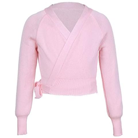 Oyolan Kids Ballet Wrap Cardigan Sweater Cover