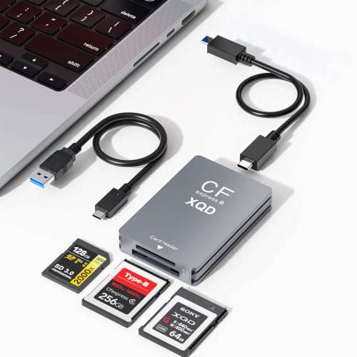 Opluz 3-in-1 CFexpress/XQD/SD