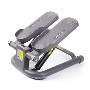 DHT Steppers for Exercise at Home, Stair Stepper with Resistance Band and Calories Count, Mini Stepper for Exercise, Workout Equipment for Full Body Workout, Exercise Stepper for Office Home