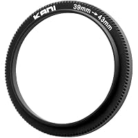 KANI 813596 1.5 inches (39 to 43 mm) Filter Diameter Converter Adapter Step Up Ring Thin Frame with Knurling High Precision M