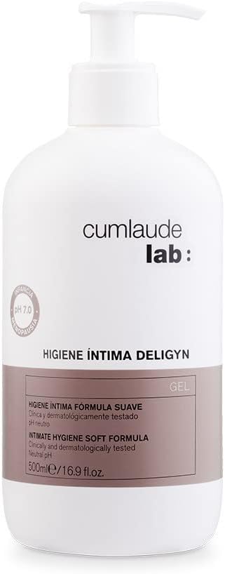 – Cumlaude Lab Hygiene Intima Deligyn – Intimate Cleansing Gel for Menopause and Climate, with Neutral pH and Aloe Vera, Gentle Formula – 500 ml