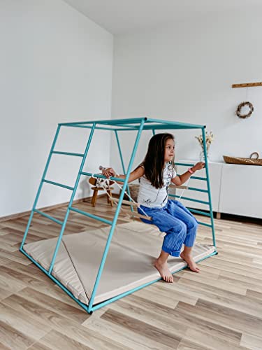 KIDWOOD R Start Indoor/Outdoor Klettergerüst | Kletterwand | Spielgerüst...