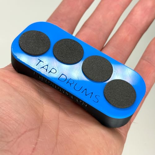 Tap Drums Silent - The Musician's Fidget - Stop fidgeting, Start Tapping (Blue)