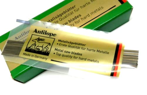 Antilope Jewelers Saw Blades #2 Jewelry Making Pack of 144 pcs. Made in Germany