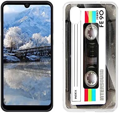 TiffyDance Designed for ZTE Avid 579 / ZTE Blade A3 2020 Case, Retro Cassette Tape Music Mixtape 80s 90s Cool Pattern for ZTE Case Women Men,Soft TPU Vintage Case for ZTE