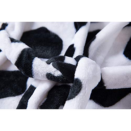 YOLIA Kids Bathrobes Boys Girls Cartoon Hooded Robes Plush Sleepwear Gowns3