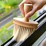 5.31 Inch Multi Functional Grooved Cleaning Brush Set Durable Plastic Scrub Brushes for Windows Desks Kitchen Home and Hotel Use Versatile Cleaning Tools Set