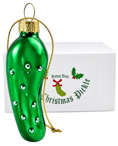 Christmas Pickle Ornament Original German Legend...