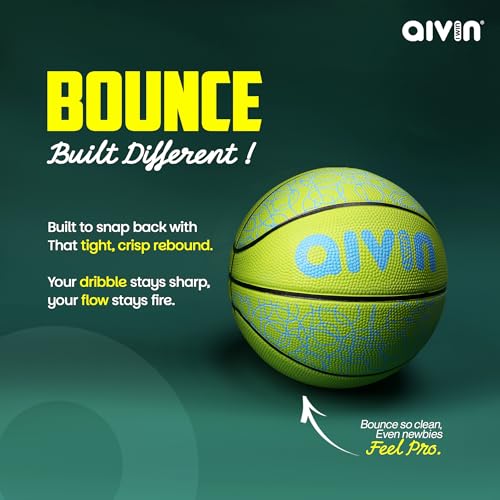 Image of Aivin THRE3ZY Mini Basketball Size 3 - Compact Design | Pro Grip & Durable Build | for Kids, Teens & Youth